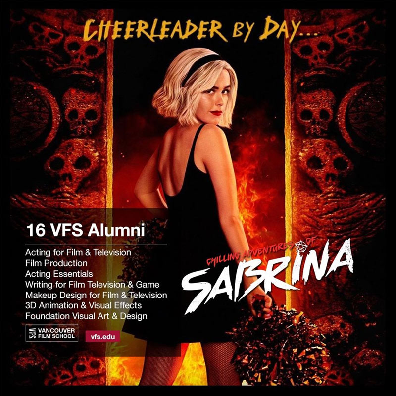 VFS có trong credits của series Sabrina 